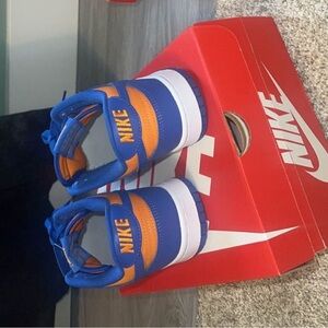 Nike Kids Sneakers in Blue and Orange
